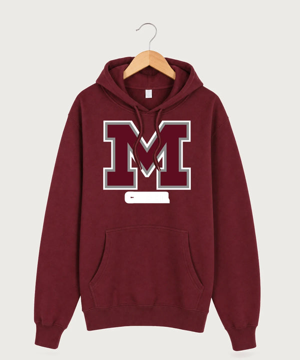 Moline Cheer general - Burgundy Hoodie Value