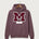 Moline Cheer general - Heather Athletic Maroon Port & Co Core Fleece Pullover Hooded Sweatshirt. PC78H