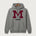 Moline Cheer general - Medium Grey Port & Co Core Fleece Pullover Hooded Sweatshirt. PC78H