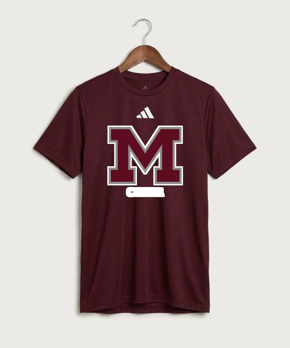 Moline Cheer general - Team Maroon/ White Men's Pregame T-Shirt