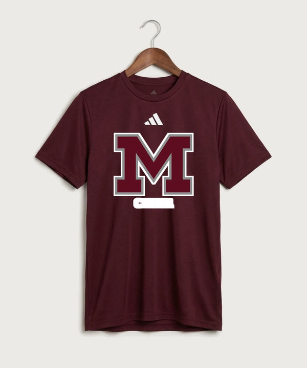 Moline Cheer general - Team Maroon/ White Men's Pregame T-Shirt