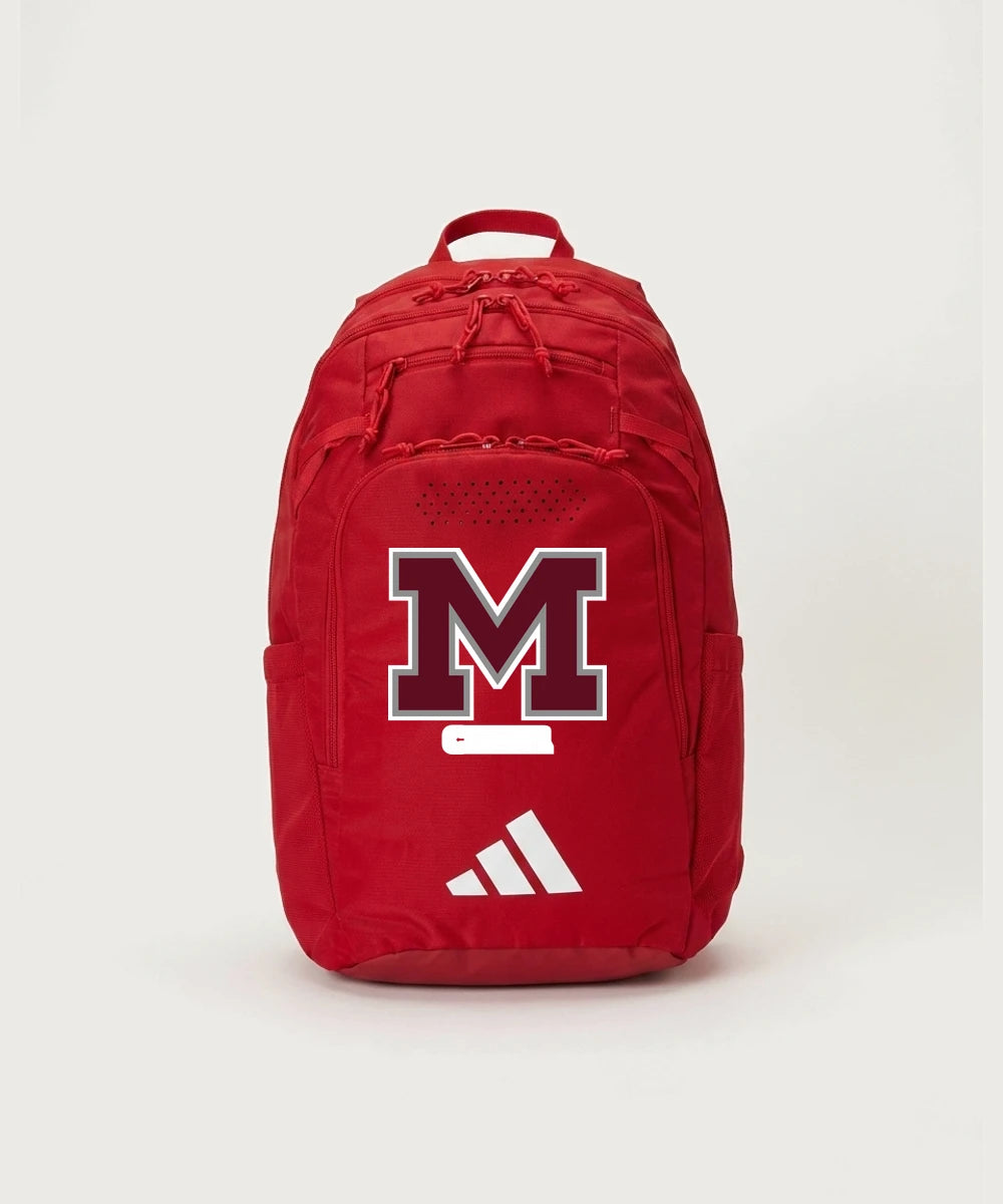 Moline Cheer general - Team Power Red/ White Defender 5 Backpack