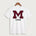 Moline Cheer general - White Nike Swoosh Sleeve rLegend Tee NKDX8730