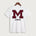 Moline Cheer general - White Port & Co Core Cotton Tee. PC54