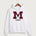 Moline Cheer general - White Port & Co Core Fleece Pullover Hooded Sweatshirt. PC78H