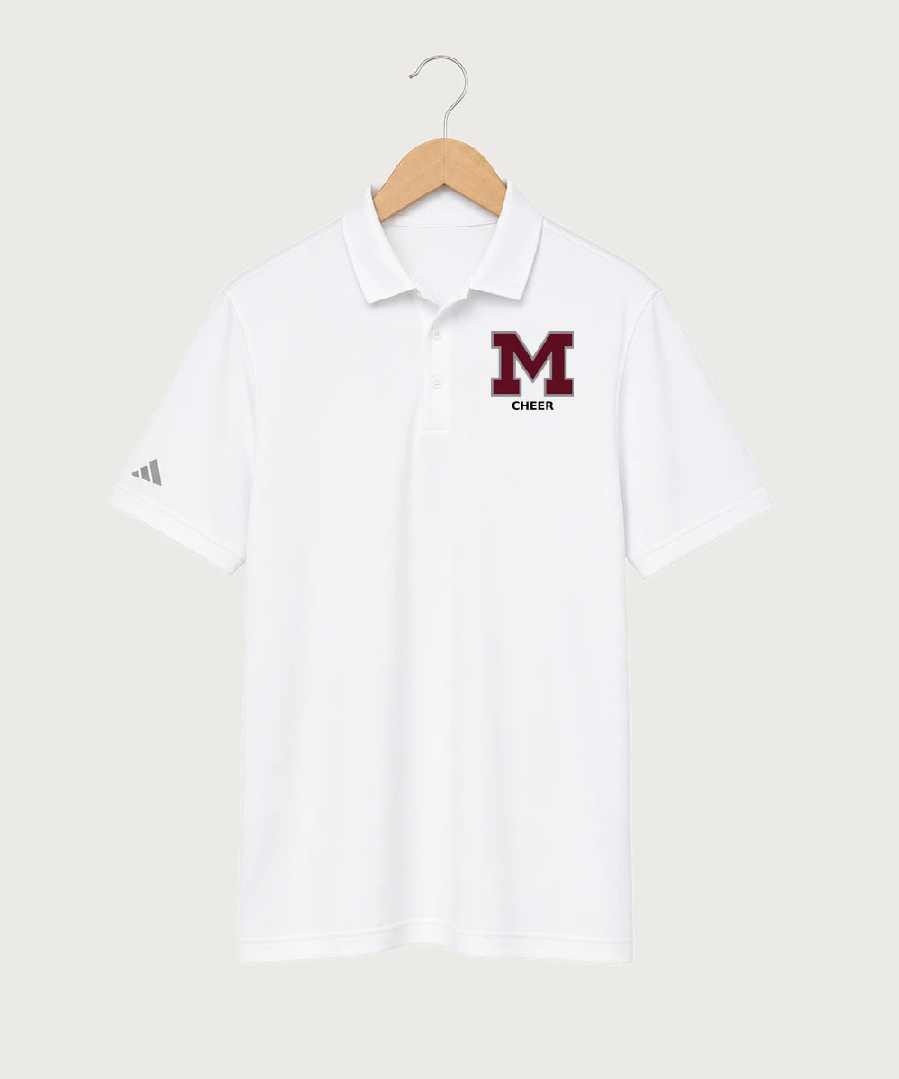 Moline Cheer general - White Polo