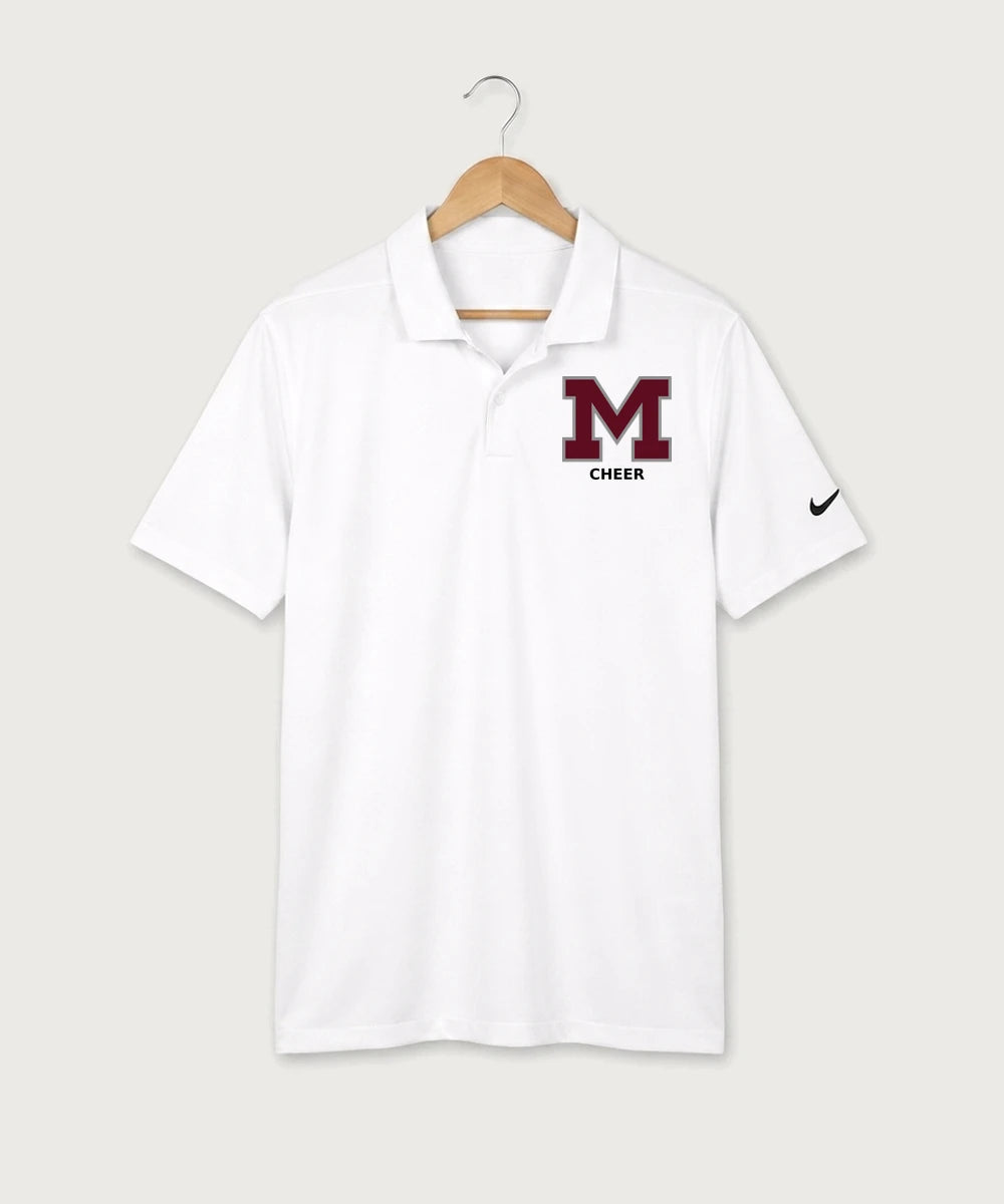 Moline Cheer general - White Polo