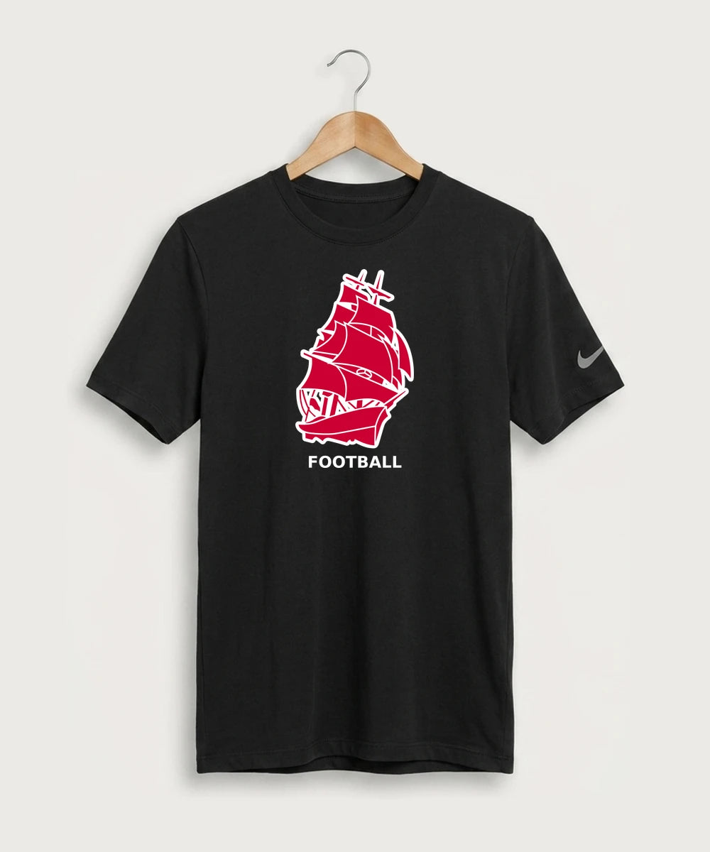 Amboy Football general - Black Nike Swoosh Sleeve rLegend Tee NKDX8730