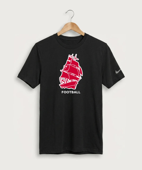 Amboy Football general - Black Nike Swoosh Sleeve rLegend Tee NKDX8730