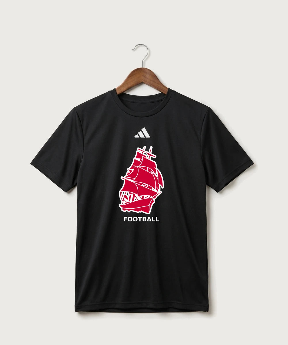 Amboy Football general - Black/ White Men's Pregame T-Shirt