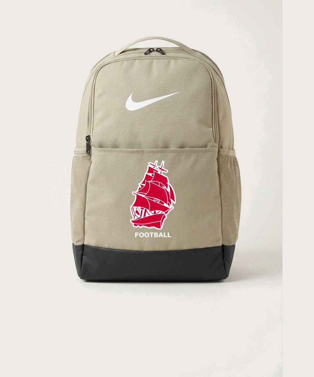 Amboy Football general - Desert Khaki Nike Brasilia Medium Backpack NKDH7709
