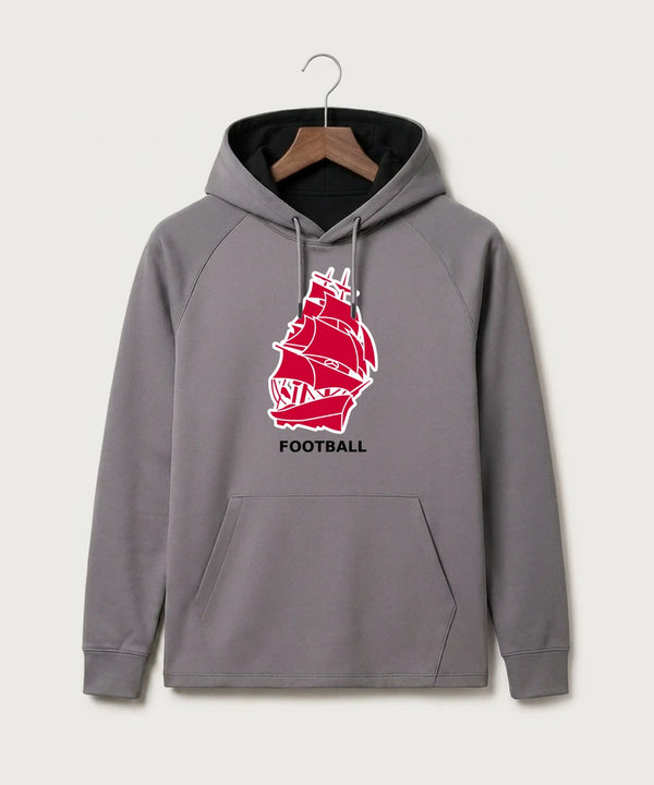Amboy Football general - Gray Hoodie