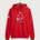 Amboy Football general - Red Unisex Fleece Hooded Sweatshirt