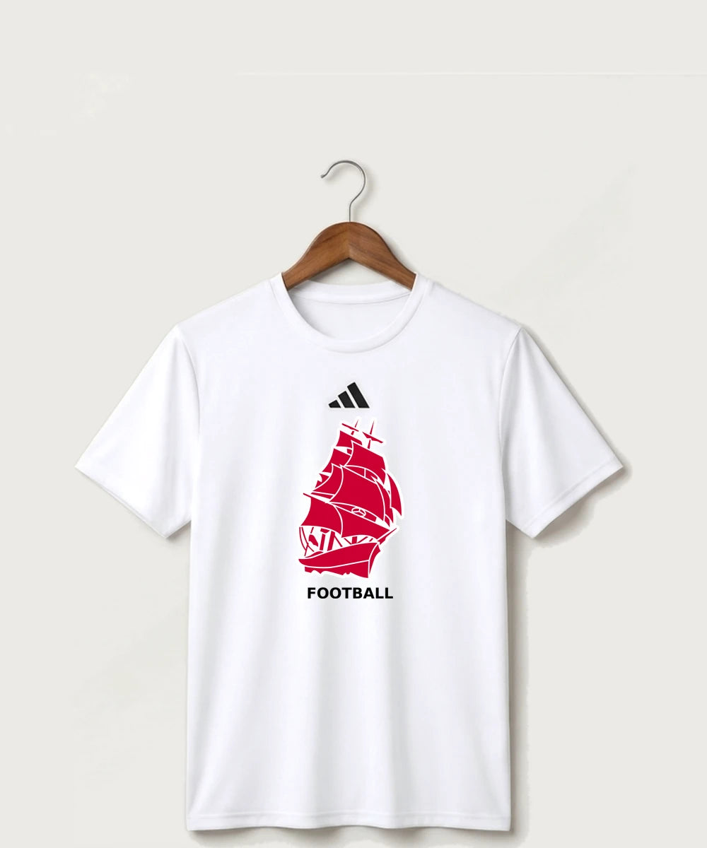 Amboy Football general - White/ Black Men's Pregame T-Shirt