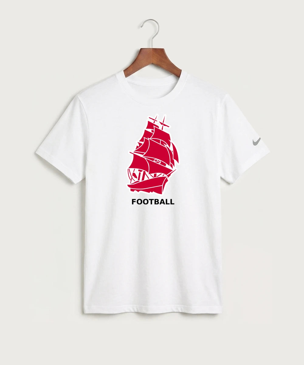 Amboy Football general - White Nike Swoosh Sleeve rLegend Tee NKDX8730