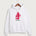 Amboy Football general - White Port & Co Core Fleece Pullover Hooded Sweatshirt. PC78H