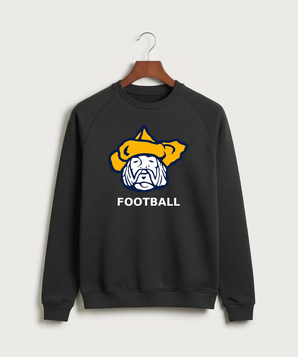 Polo HS Football general - Black Crewneck