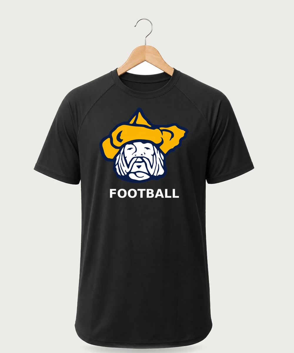 Polo HS Football general - Black Tee