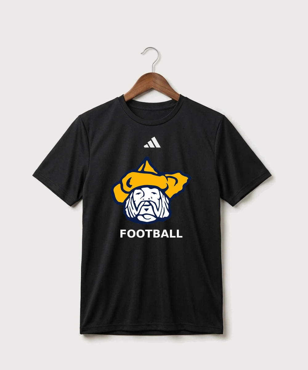 Polo HS Football general - Black/ White Men's Pregame T-Shirt