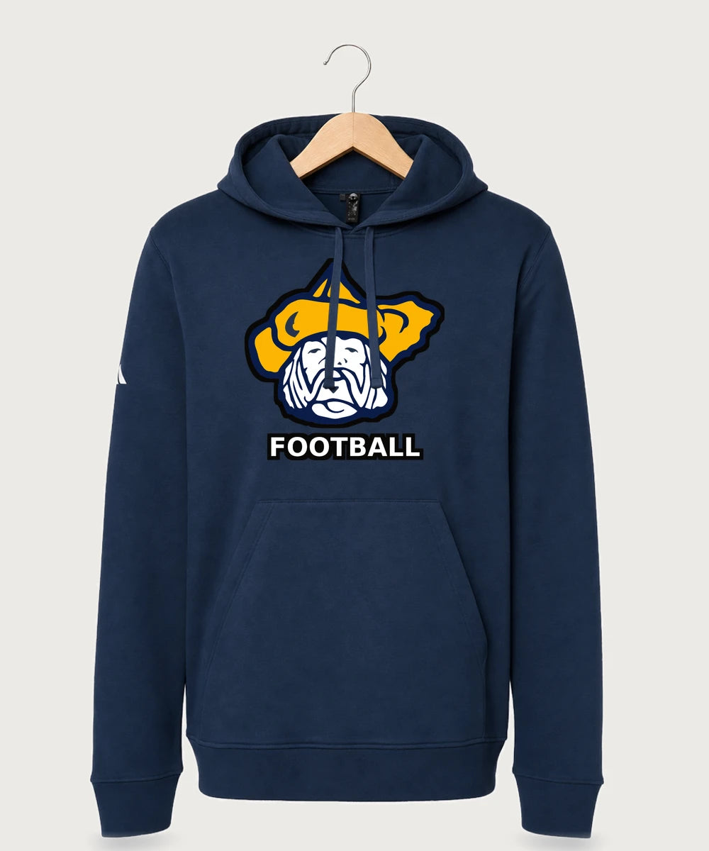 Polo HS Football general - Collegiate Navy Unisex Fleece Hooded Sweatshirt