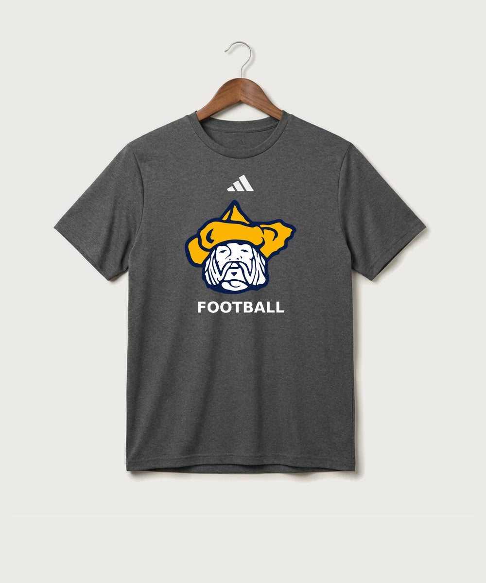 Polo HS Football general - Dark Grey Heather/ White Men's Pregame T-Shirt
