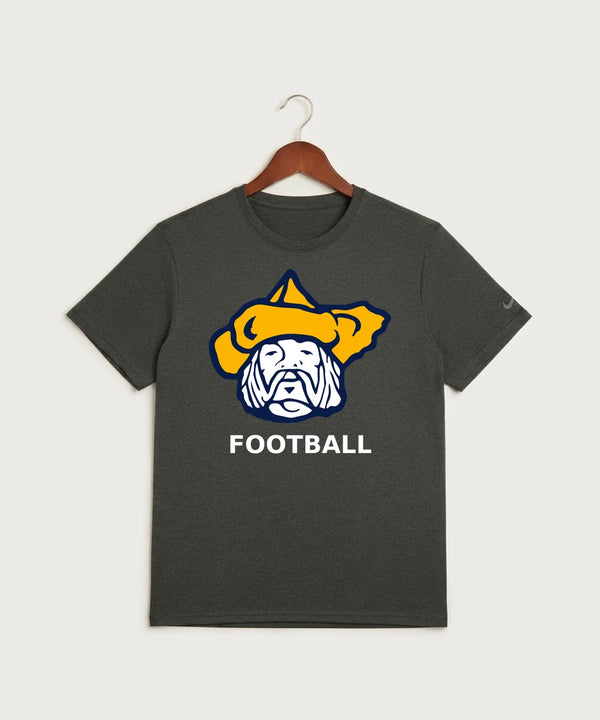 Polo HS Football general - Dark Smoke Heather Nike Swoosh Sleeve rLegend Tee NKDX8730