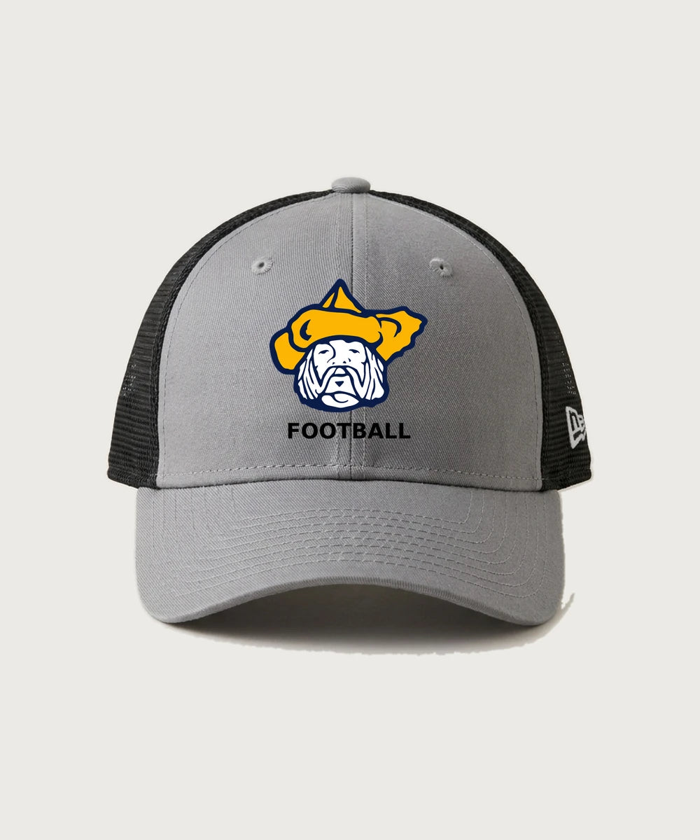 Polo HS Football general - Flag Grey/ Black New Era - Stretch Mesh Cap. NE1020