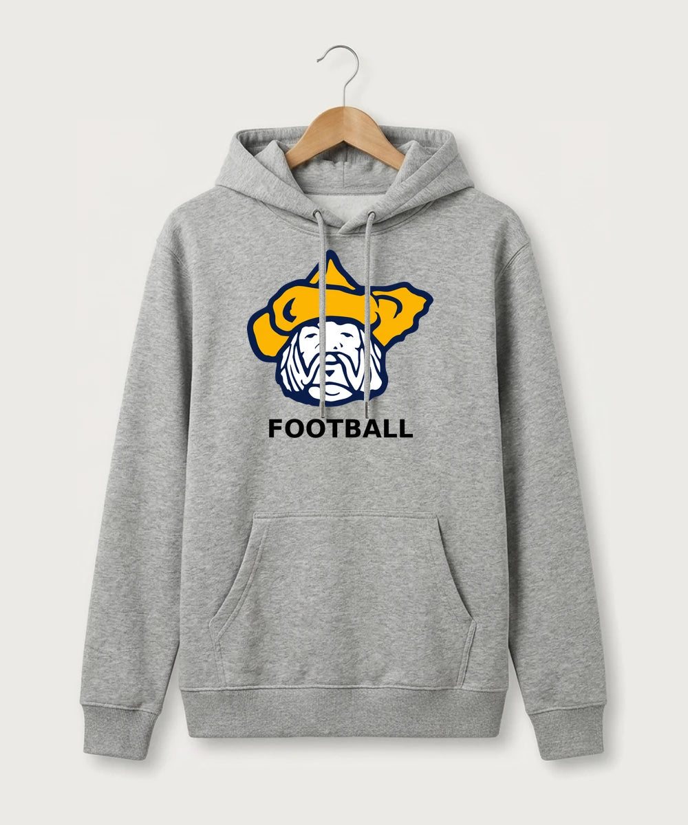 Polo HS Football general - Heather Grey Hoodie Value