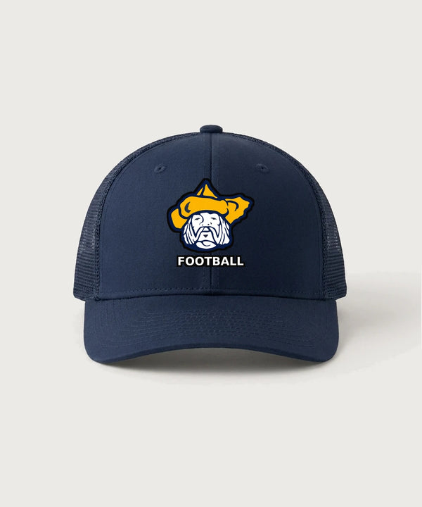 Polo HS Football general - True Navy/ True Navy Sport-Tek Club Trucker Cap STC46