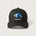 Riverside High School Football general - Black/ White New Era - Stretch Mesh Cap. NE1020