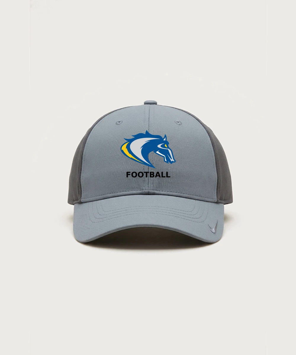 Riverside High School Football general - Cool Grey/ Dark Grey Nike Dri-FIT Legacy Cap NKFB6447