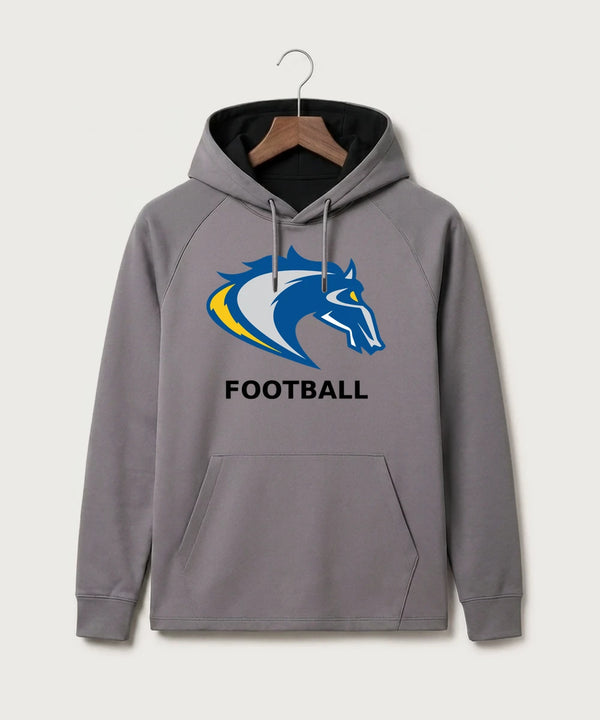 Riverside High School Football general - Gray Hoodie