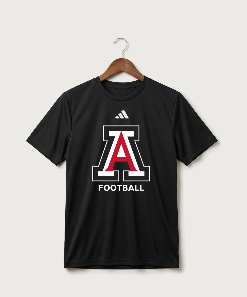 Amboy Football general - Black/ White Men's Pregame T-Shirt