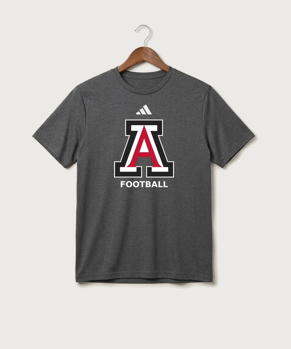 Amboy Football general - Dark Grey Heather/ White Men's Pregame T-Shirt