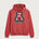Amboy Football general - Heather Red Port & Co Core Fleece Pullover Hooded Sweatshirt. PC78H
