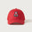 Amboy Football general - Scarlet Red New Era - Stretch Mesh Cap. NE1020