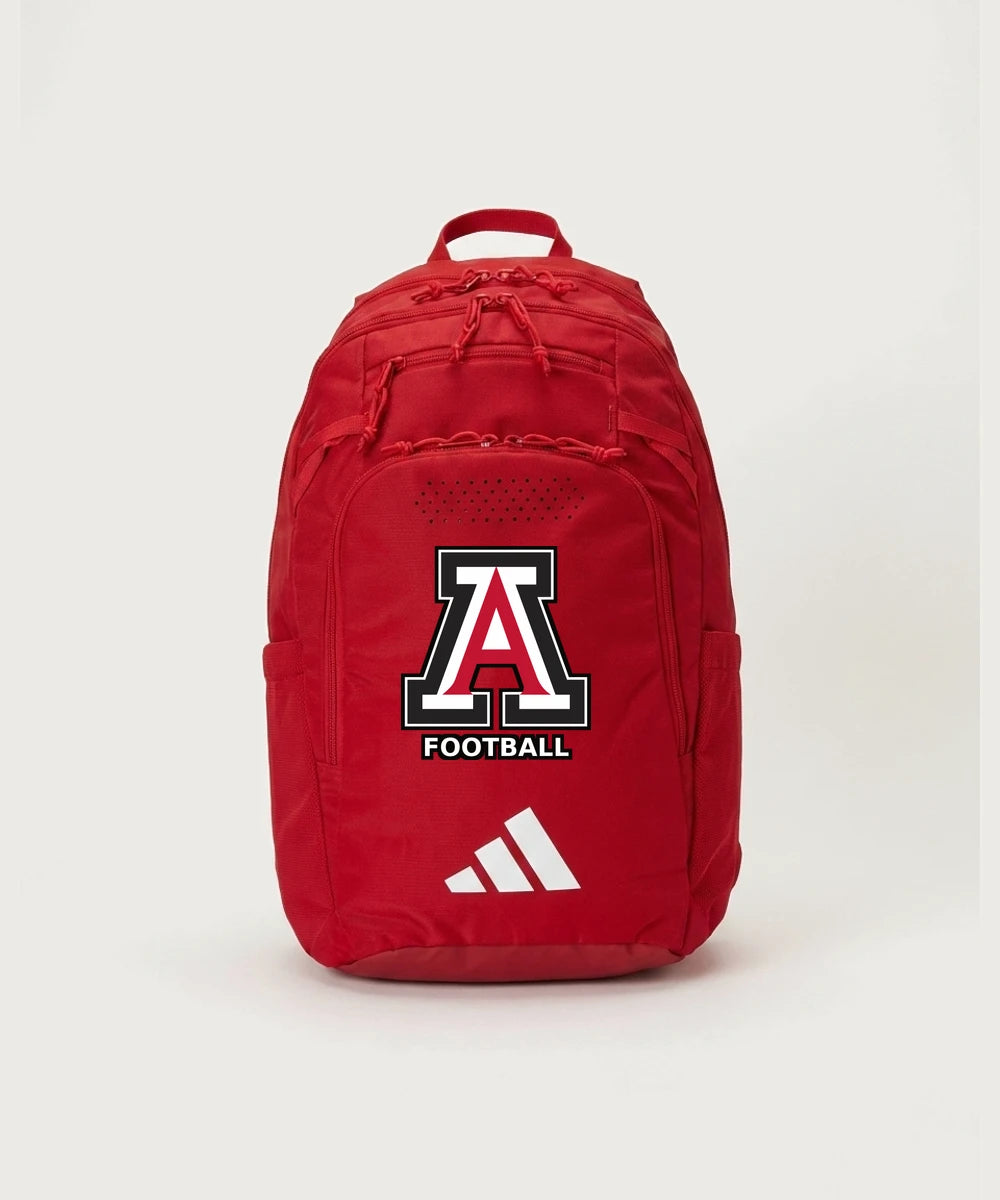Amboy Football general - Team Power Red/ White Defender 5 Backpack