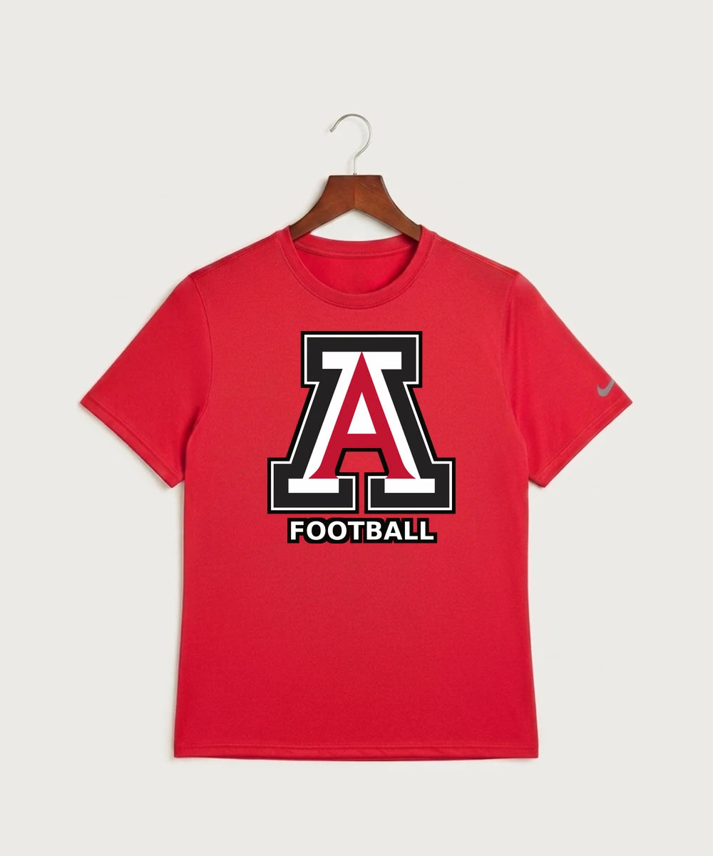 Amboy Football general - University Red Nike Swoosh Sleeve rLegend Tee NKDX8730