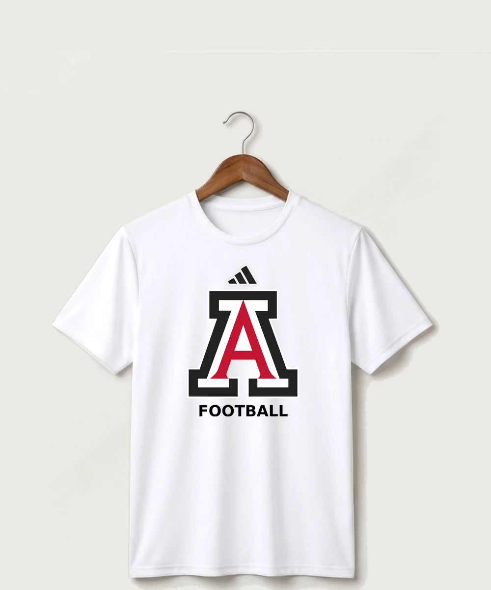 Amboy Football general - White/ Black Men's Pregame T-Shirt