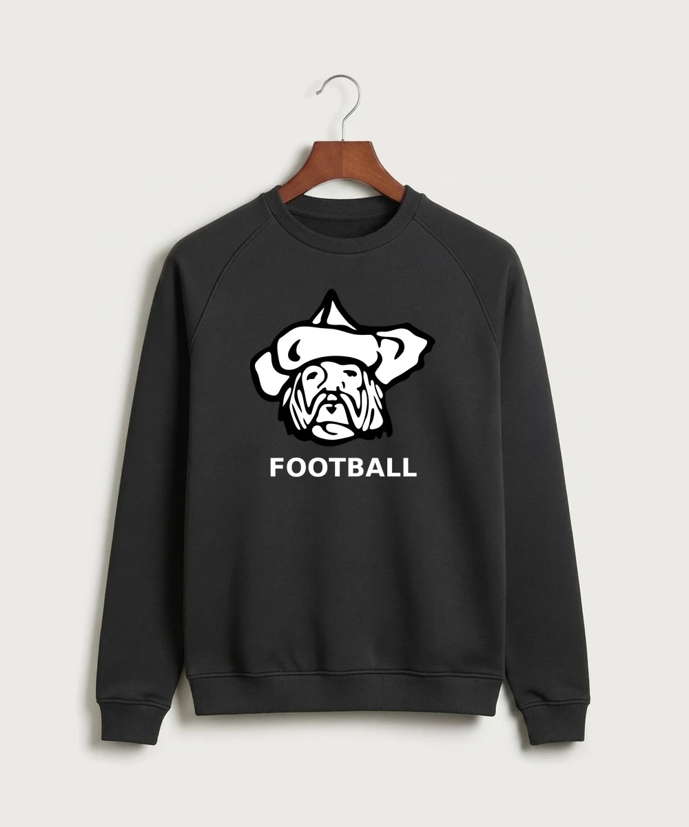 Polo HS Football general - Black Crewneck