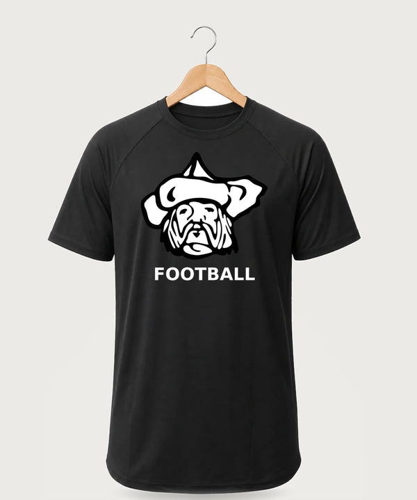 Polo HS Football general - Black Tee