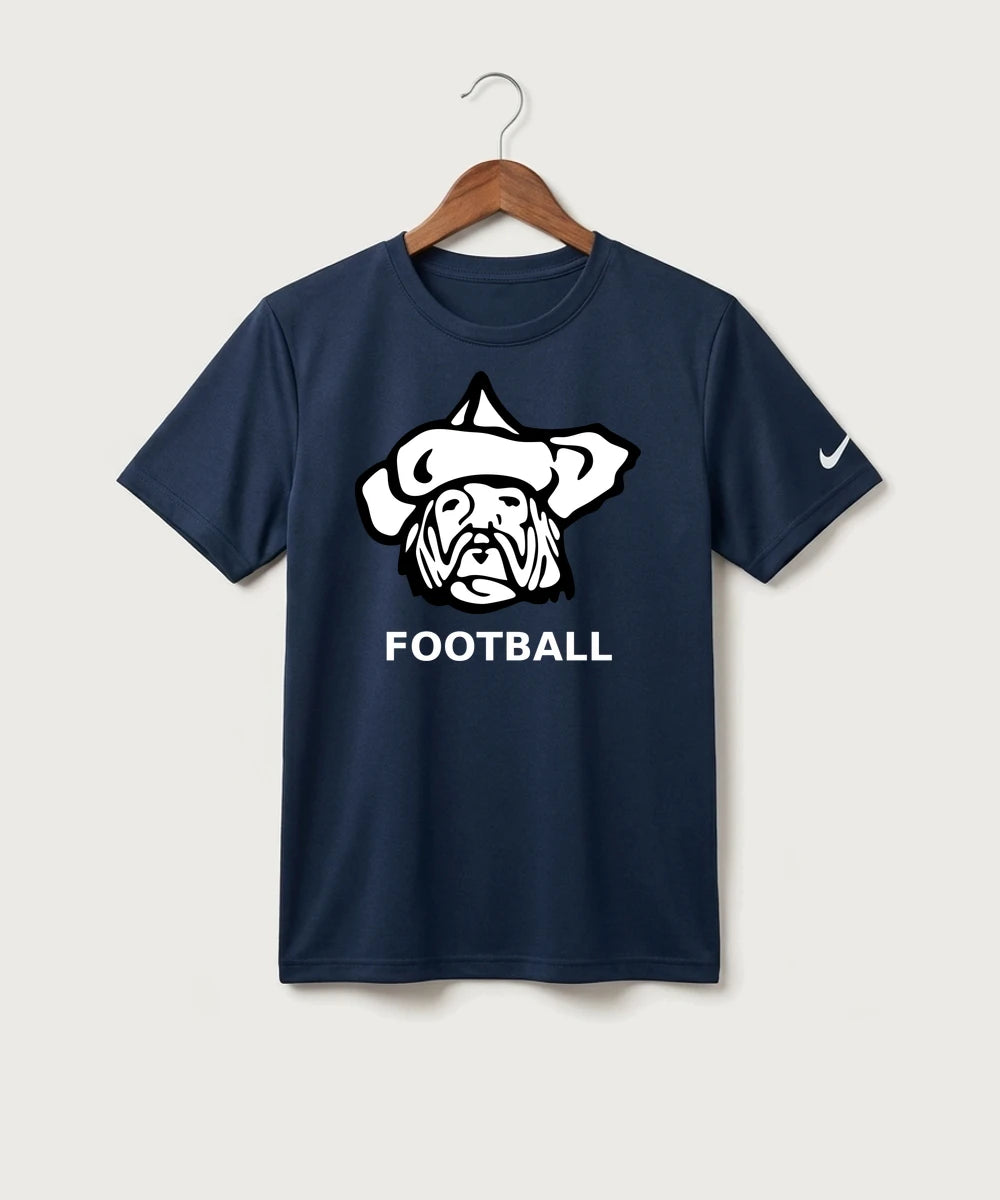 Polo HS Football general - College Navy Nike Youth Swoosh Sleeve rLegend Tee NKDX8787