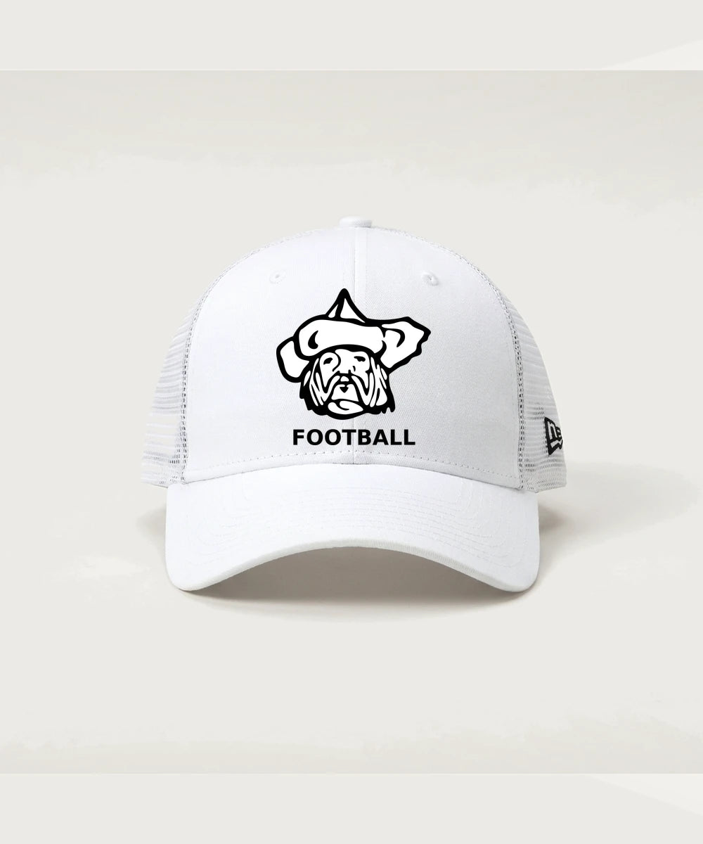 Polo HS Football general - Flag White/ White New Era - Stretch Mesh Cap. NE1020