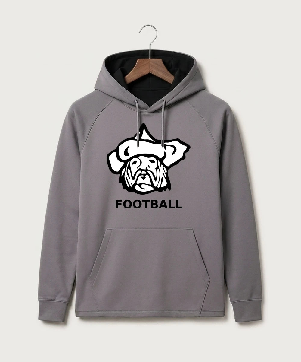 Polo HS Football general - Gray Hoodie
