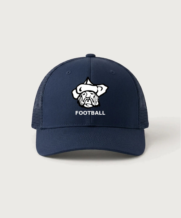 Polo HS Football general - True Navy/ True Navy Sport-Tek Club Trucker Cap STC46