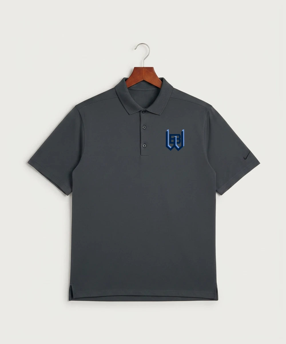 West Bend West High School Football - Anthracite Polo - Left Chest