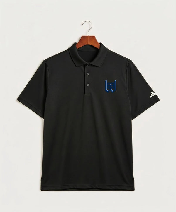 West Bend West High School Football - Black Polo - Left Chest