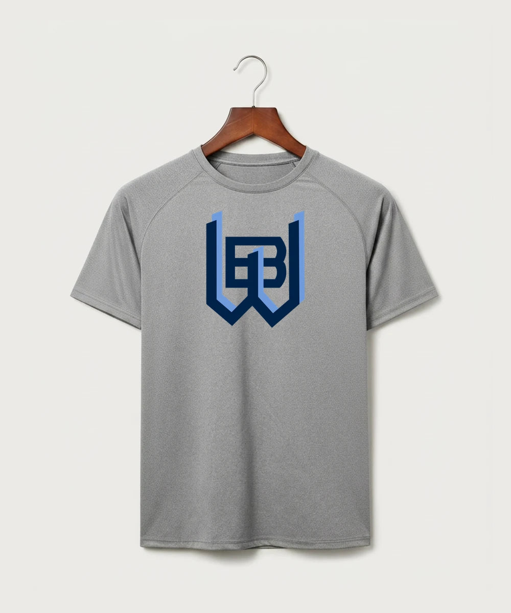West Bend West High School Football - Gray Tee - Full Front