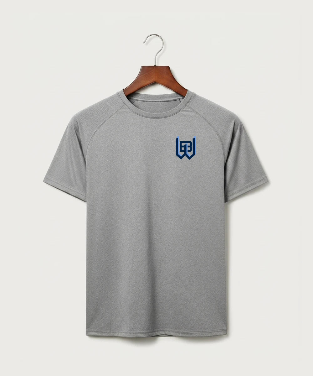 West Bend West High School Football - Gray Tee - Left Chest