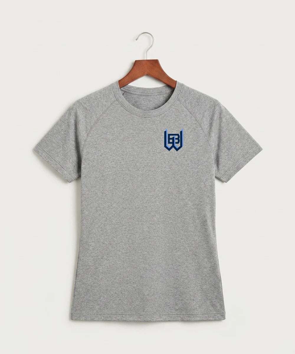 West Bend West High School Football - Gray Tee - Left Chest